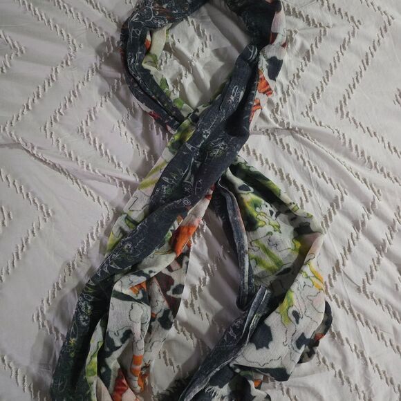 Juma Accessories - JUMA Multicolor Floral Scarf